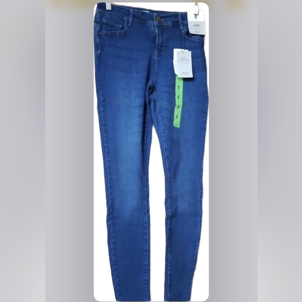 Blue Skinny Mid Rise Women's Jeans